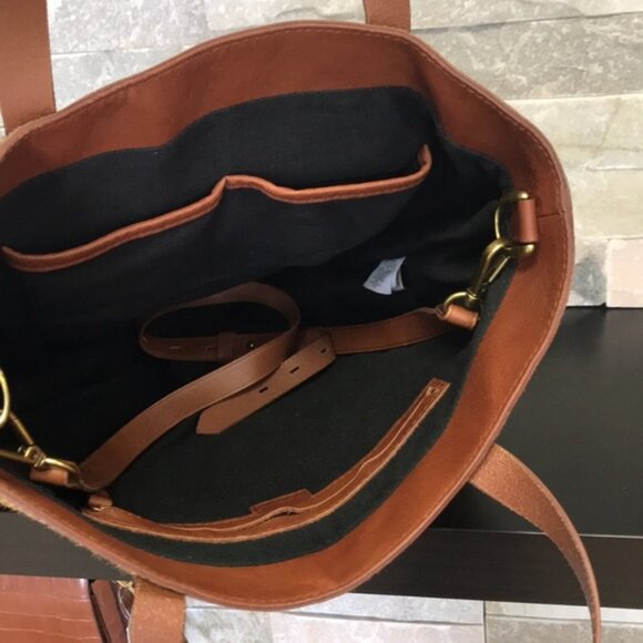 MADEWELL Genuine Calf Hair Med.Transport Tote(3) - Picture 7 of 13